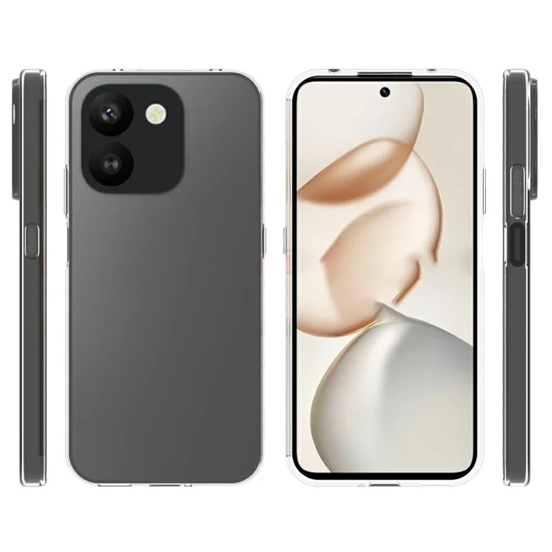 Bulk Purchasing For Honor 600 Smart 5G Case Watermark-Resistant TPU Phone Back Cover - Transparent