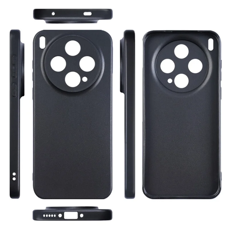 Bulk Purchasing For vivo X300s 5G Case Precise Cutouts 1.2mm TPU Matte Phone Cover - Black