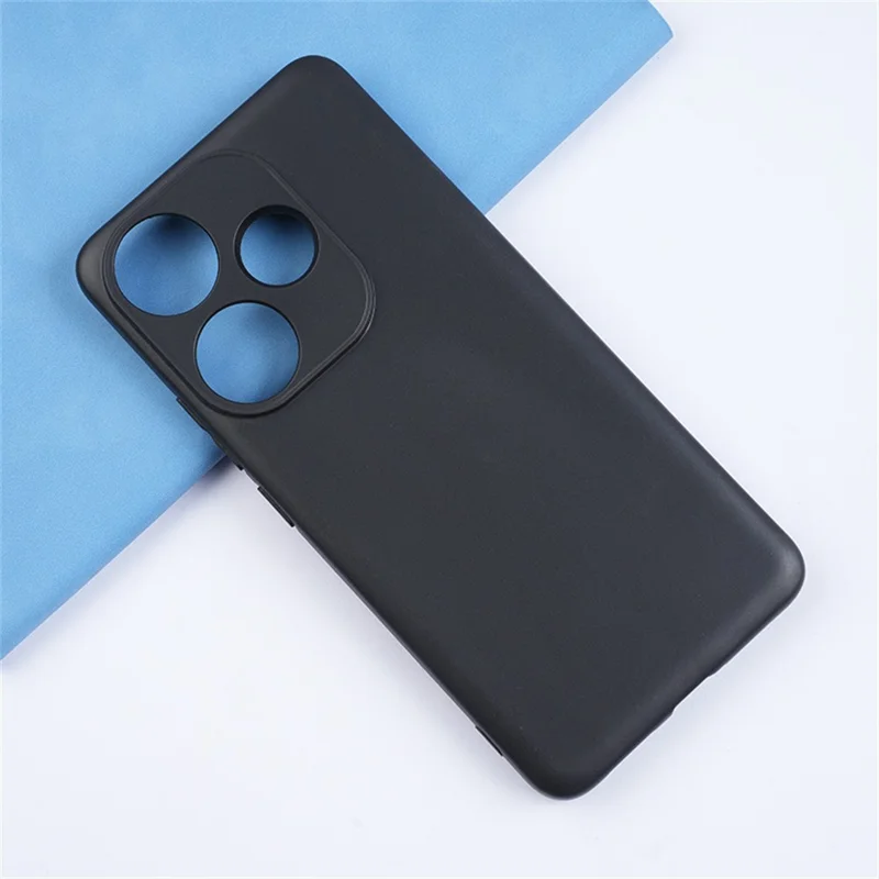 Bulk Purchasing For Xiaomi Redmi Turbo 3 5G  /  Poco F6 5G Case Precise Cutouts 1.2mm TPU Matte Phone Cover - Black