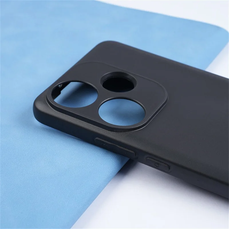 Bulk Purchasing For Xiaomi Redmi Turbo 3 5G  /  Poco F6 5G Case Precise Cutouts 1.2mm TPU Matte Phone Cover - Black