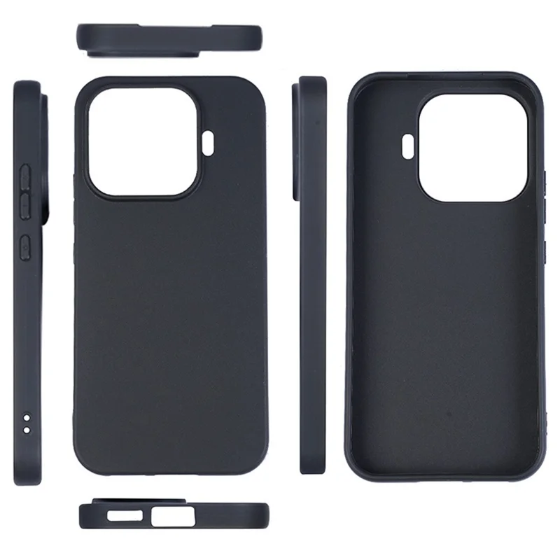 Acquisto all'ingrosso per custodia Xiaomi 17T antiurto in TPU opaco da 1,2 mm - Nero