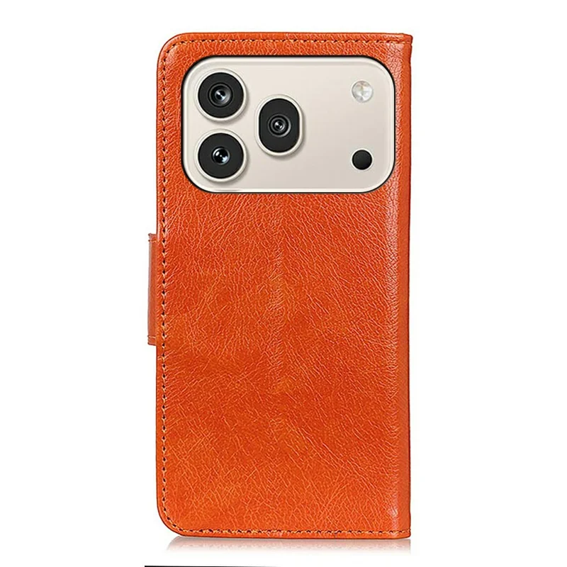 Cover per Honor 600 5G / 600 Pro 5G, Portafoglio in Pelle Scamosciata con Texture Nappa - Arancione