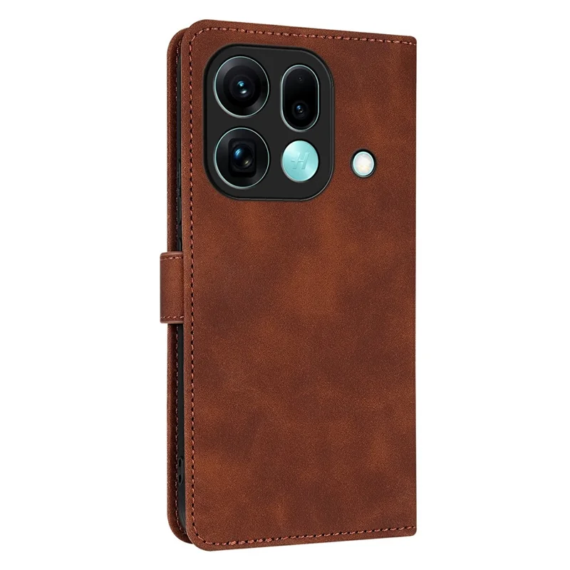 AZNS til Oppo Find X9s Pro 5G taske af kunstlæder med wallet - Brun
