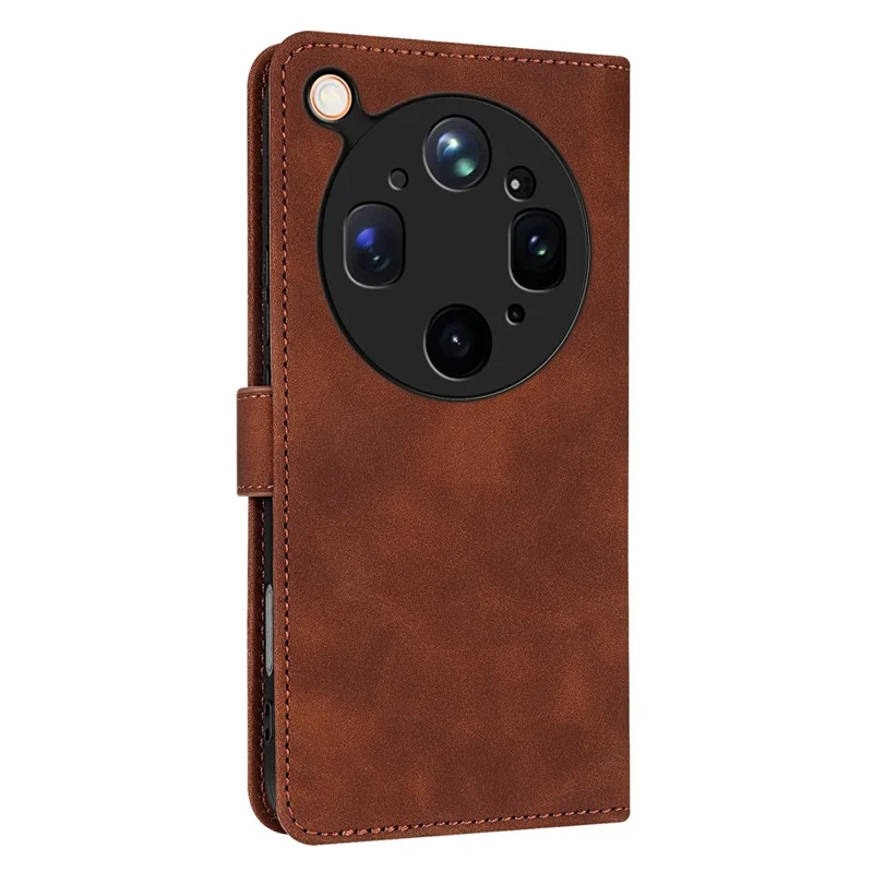 AZNS For Oppo Find X9 Ultra 5G Case PU Leather Wallet Phone Cover - Brown