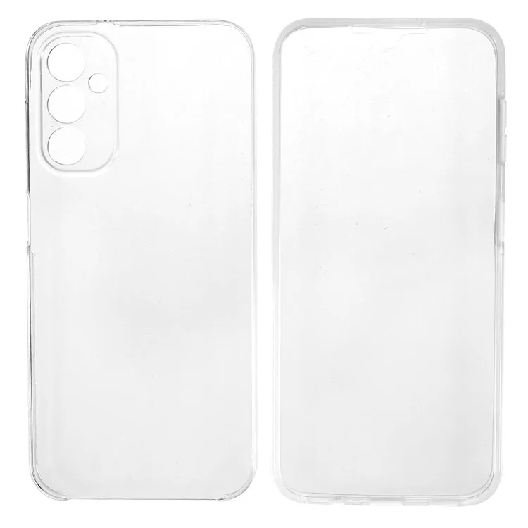 Para Samsung Galaxy A14 5G Capa de Telefone Destacável TPU + Acrílico Capa de Cobertura Total com Protetor de Tela PET