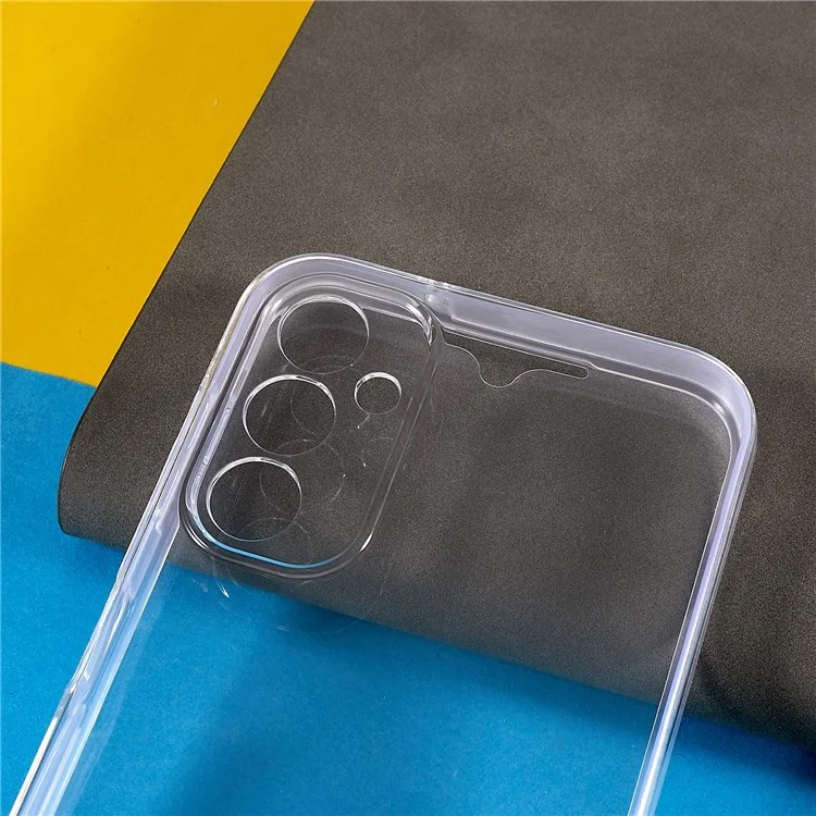 Para Samsung Galaxy A14 5G Capa de Telefone Destacável TPU + Acrílico Capa de Cobertura Total com Protetor de Tela PET