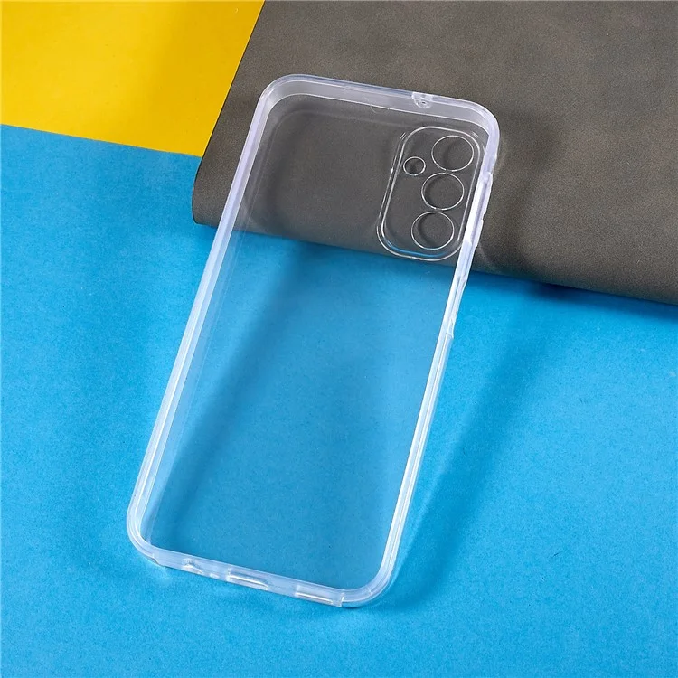 Para Samsung Galaxy A14 5G Capa de Telefone Destacável TPU + Acrílico Capa de Cobertura Total com Protetor de Tela PET