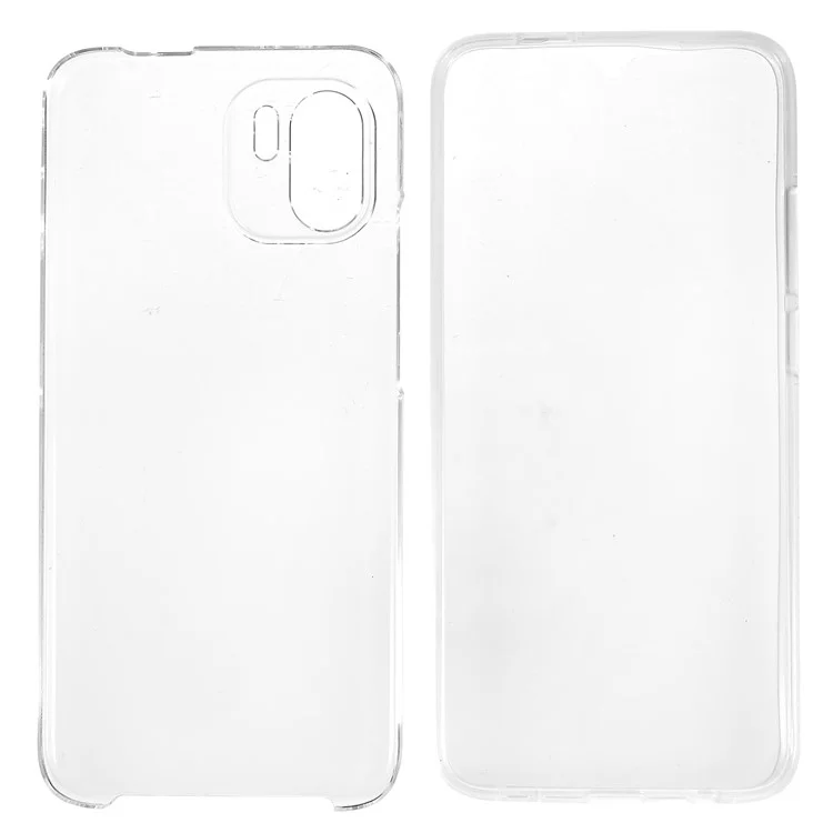 Étui de protection pour téléphone avec écran amovible en PET pour Xiaomi Redmi A1 4G / A2 4G, en TPU + Acrylique antichoc