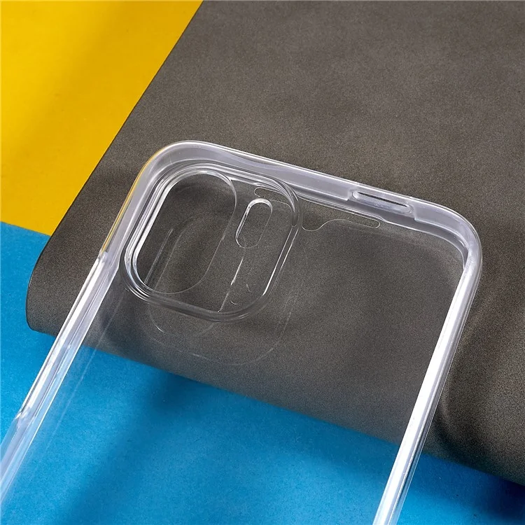 Étui de Téléphone de Protection Pour Écran de Compagnie Détachable Pour Xiaomi Redmi A1 4G, TPU + Couverture de Protection à L'épreuve Des Chocs Acrylique