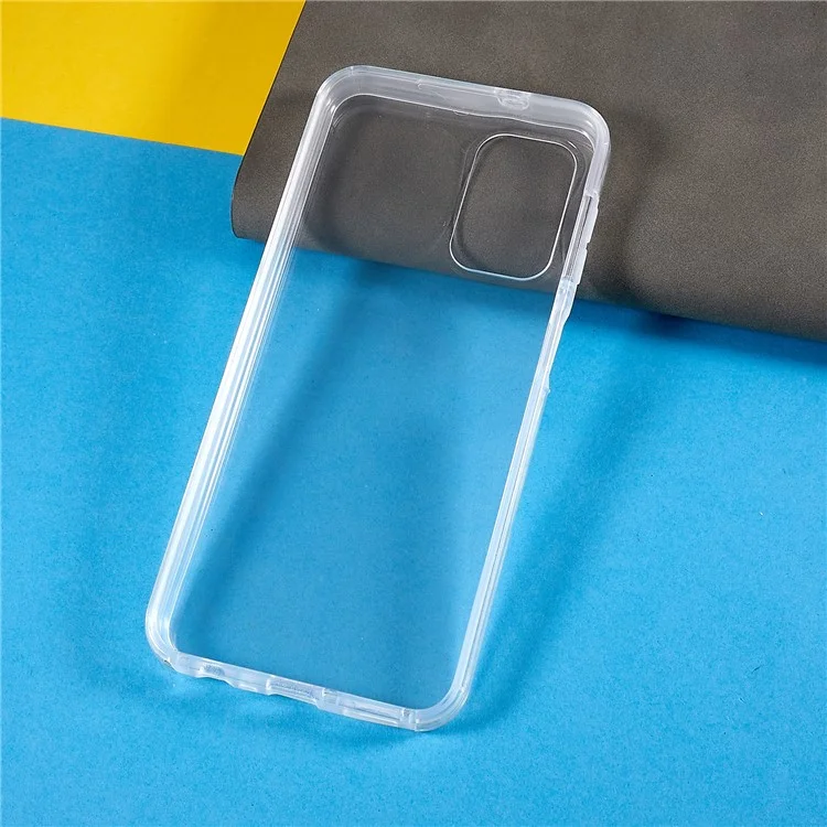 Für Samsung Galaxy A04s 4G (164,7 x 76,7 x 9,1 mm) / A04 4G (164,4 x 76,3 x 9,1 mm) / A13 4G / A13 5G PET-Bildschirmschutz + TPU + Acryl-Handyhülle Kompletter Schutz