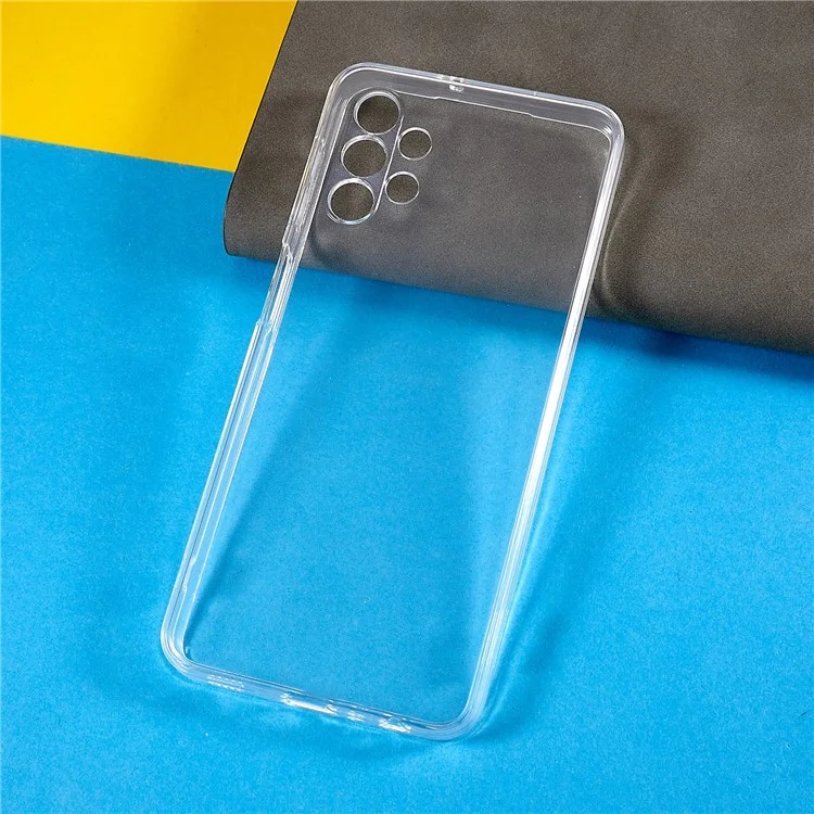 For Samsung Galaxy A32 4G (EU Version) HD Clear TPU Case 1.5mm Thickened Anti-drop Phone Back Cover