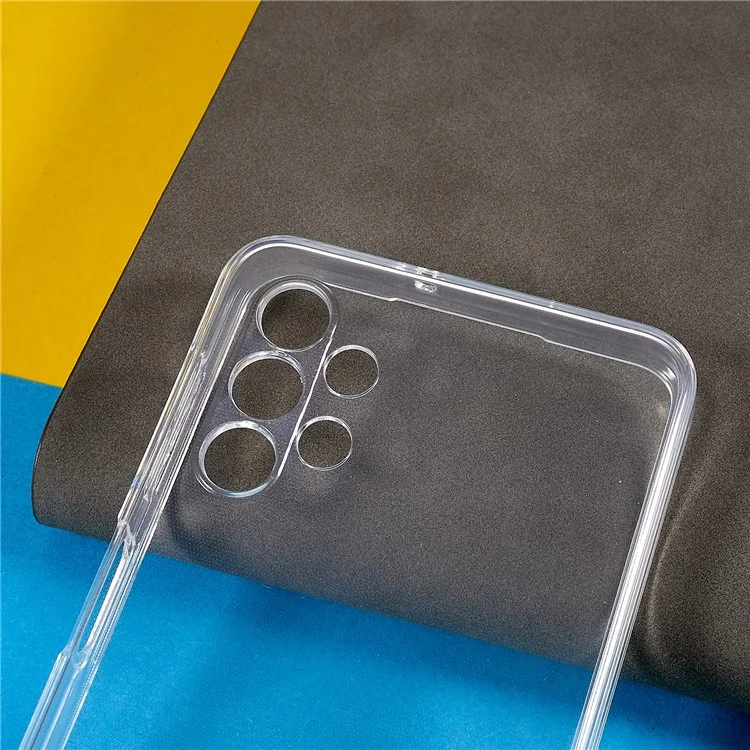 For Samsung Galaxy A32 4G (EU Version) HD Clear TPU Case 1.5mm Thickened Anti-drop Phone Back Cover