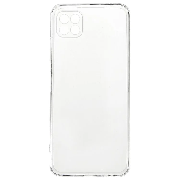 Staubsichere Telefonabdeckung Für Samsung Galaxy A22 5G (EU -version), 1,5 mm Verdickte HD Clear Phone Case Flexible TPU -telefon Zurückschale