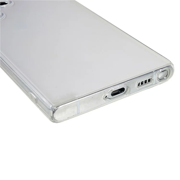 Case de Téléphone Épaissie de 1,5 mm Pour Samsung Galaxy S22 Ultra 5G, Super Transparent Couvercle de Téléphone Flexible TPU Shel