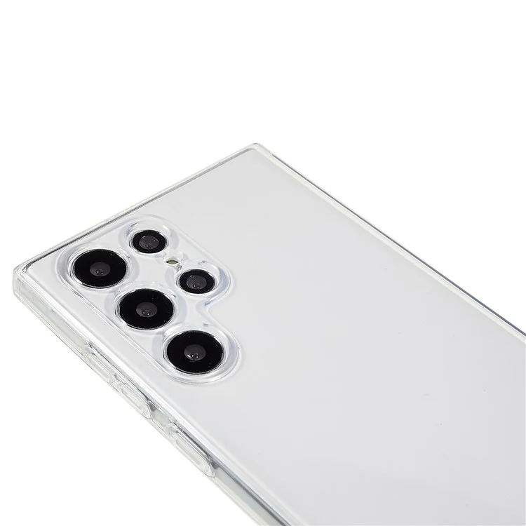 Case de Téléphone Épaissie de 1,5 mm Pour Samsung Galaxy S22 Ultra 5G, Super Transparent Couvercle de Téléphone Flexible TPU Shel