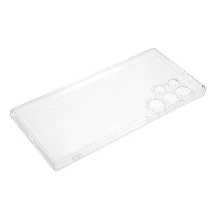 Case de Téléphone Épaissie de 1,5 mm Pour Samsung Galaxy S22 Ultra 5G, Super Transparent Couvercle de Téléphone Flexible TPU Shel