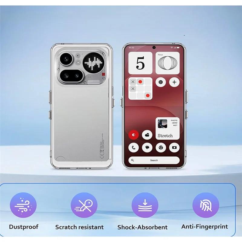 For Nothing Phone (4a) Pro Case Transparent TPU Shockproof Phone Cover