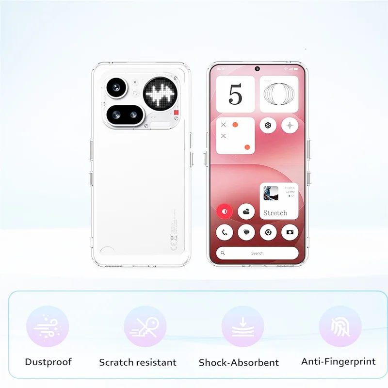 For Nothing Phone (4a) Pro Case Transparent TPU Shockproof Phone Cover