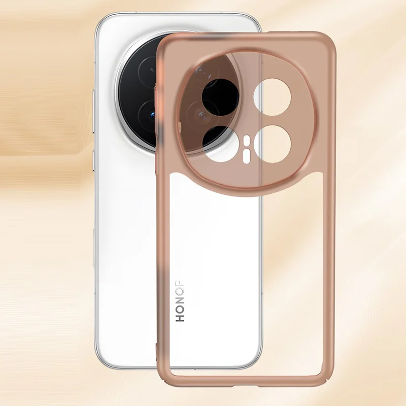 For Honor Magic8 Pro 5G Case Hollow Heat Dissipation PC Bumper Phone Cover - Orange