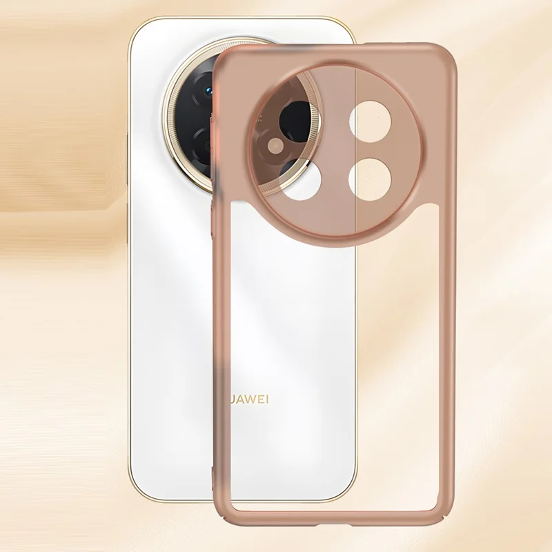 For Huawei Enjoy 90 Pro Max Case Hollow Heat Dissipation PC Bumper Phone Cover - Orange