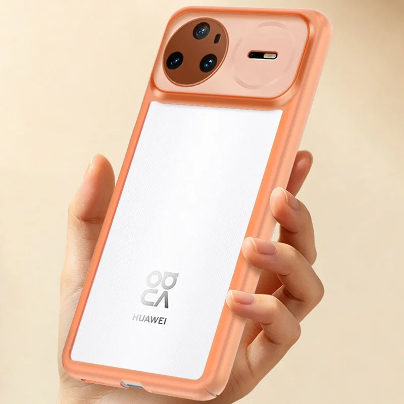 For Huawei nova 15 Pro 5G Case Hollow Heat Dissipation PC Bumper Phone Cover - Orange