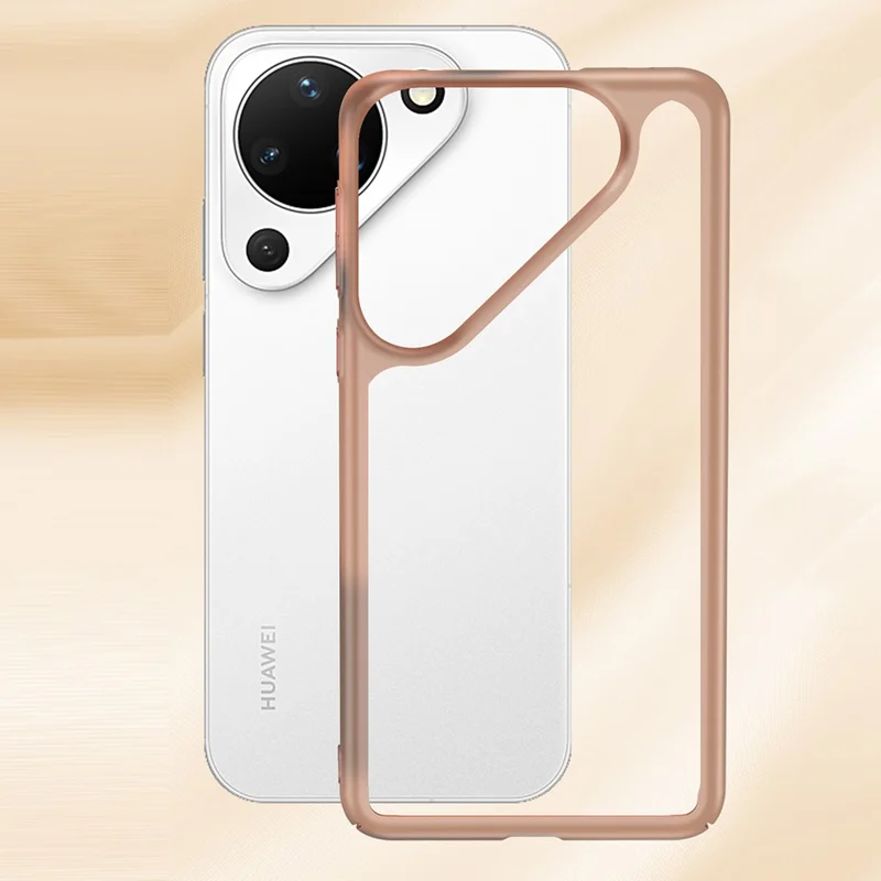 For Huawei Pura 90 Case Hollow Heat Dissipation PC Bumper Phone Cover - Orange