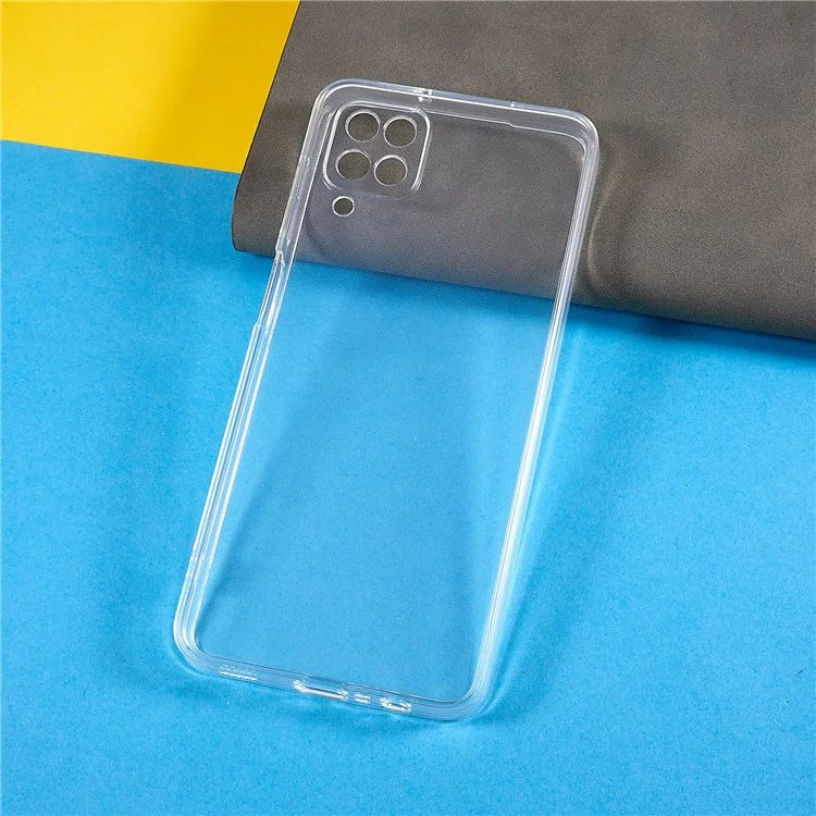 Anti-yellowing Phone Case for Samsung Galaxy A12, HD Clear Phone Cover 1.5mm Thickened Flexible TPU Phone Shell