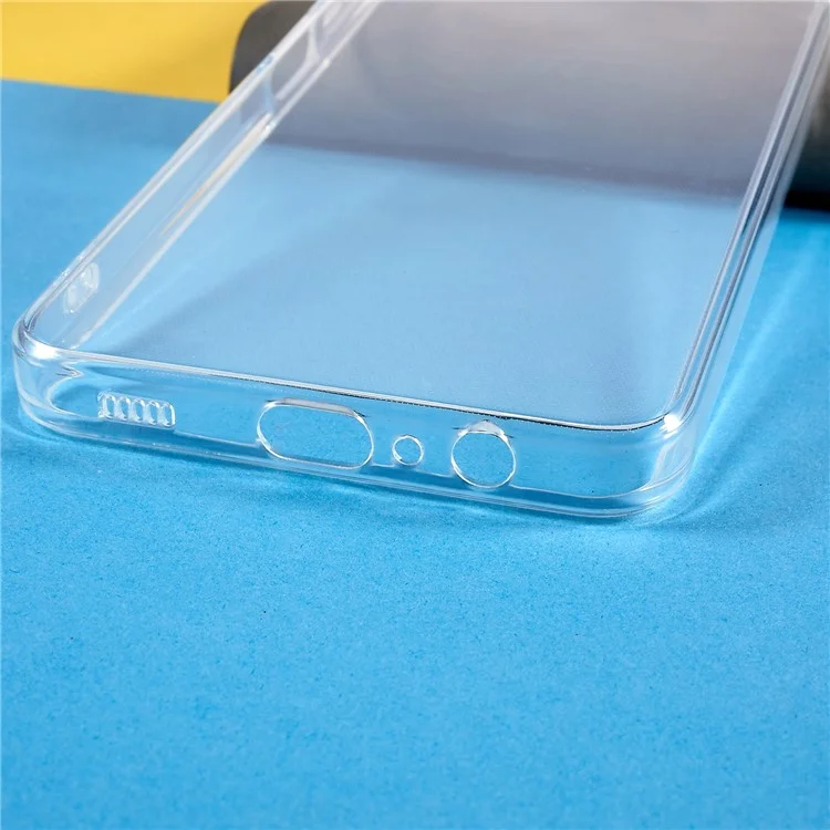 Anti-yellowing Phone Case for Samsung Galaxy A12, HD Clear Phone Cover 1.5mm Thickened Flexible TPU Phone Shell