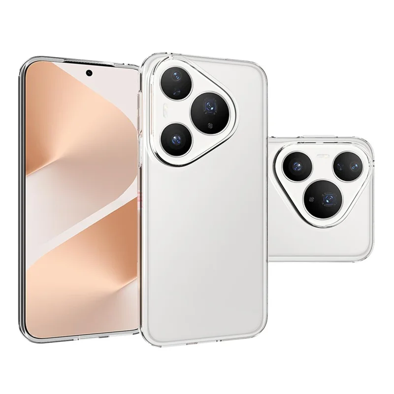 10 pièces / pack pour Huawei Pura 90 Pro coque sans empreinte, housse de protection en TPU - transparente