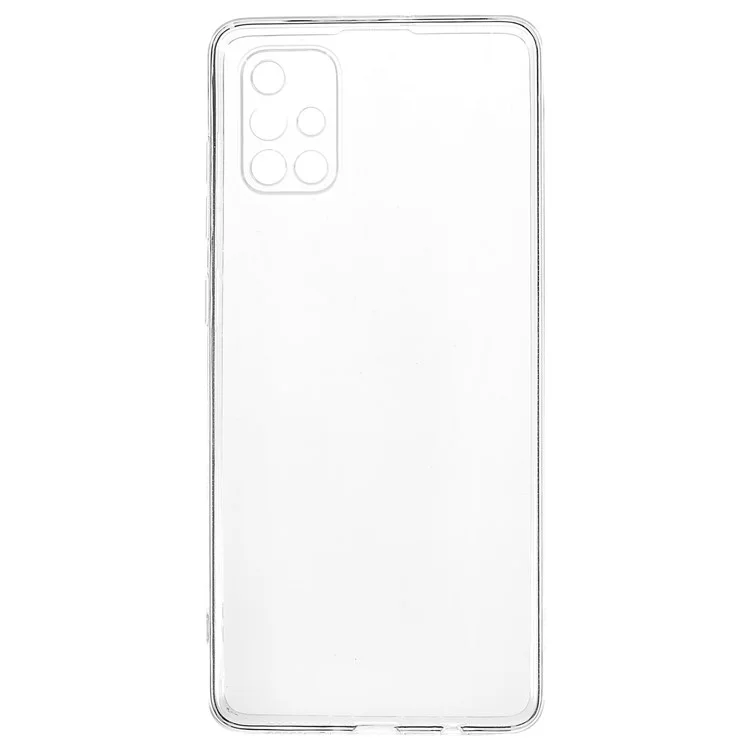 Estuche de Teléfono a Prueba de Choque Para Samsung Galaxy A51 4G SM-A515, Flexible TPU Telephed Capacitación Posterior de 1.5 mm en Espesor HD Clear Phone Cover