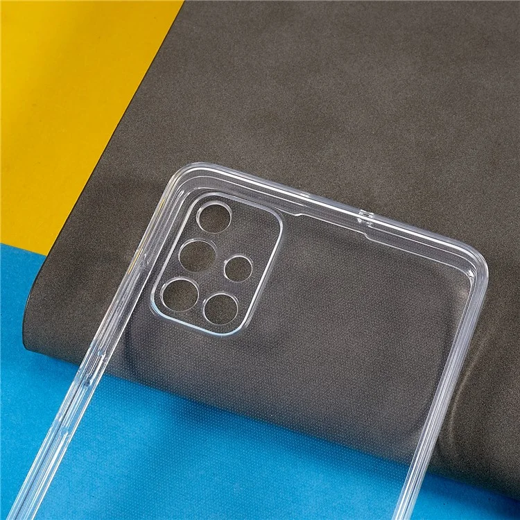 Estuche de Teléfono a Prueba de Choque Para Samsung Galaxy A51 4G SM-A515, Flexible TPU Telephed Capacitación Posterior de 1.5 mm en Espesor HD Clear Phone Cover