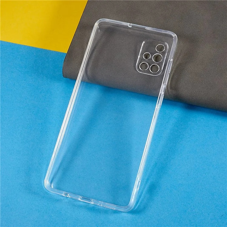 Shockproof Phone Case for Samsung Galaxy A51 4G SM-A515, Flexible TPU Phone Back Shell 1.5mm Thickened HD Clear Phone Cover