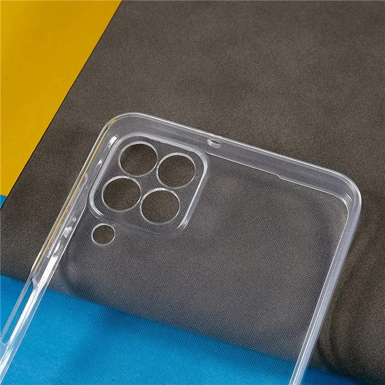 Para o Samsung Galaxy M53 5G HD Transparent Soft TPU Case Espessada de 1,5 mm