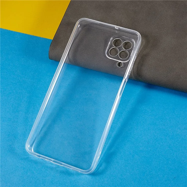 Para o Samsung Galaxy M53 5G HD Transparent Soft TPU Case Espessada de 1,5 mm