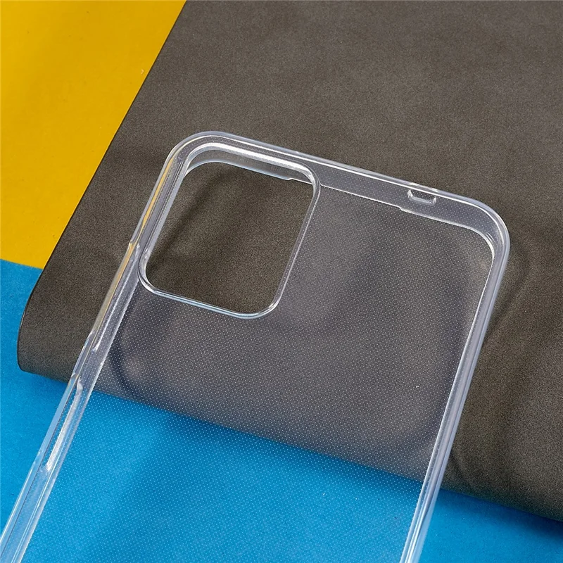 For T-Mobile REVVL 6 Pro 5G 5G / Telekom T Phone Pro 5G / T-Mobile T Phone Pro 5G Soft TPU Drop-Proof Phone Case Shockproof Anti-Scratch Back Cover - Transparent