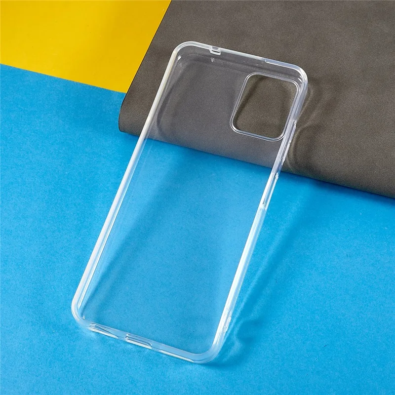 For T-Mobile REVVL 6 Pro 5G 5G / Telekom T Phone Pro 5G / T-Mobile T Phone Pro 5G Soft TPU Drop-Proof Phone Case Shockproof Anti-Scratch Back Cover - Transparent