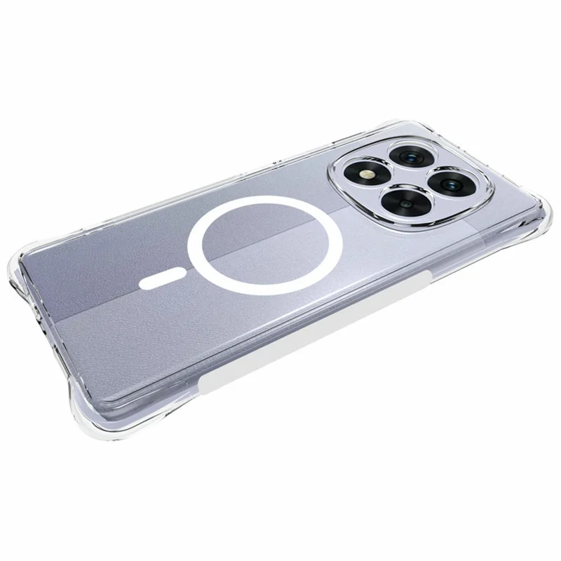 Bulk Purchasing for Xiaomi Redmi Note 14 Pro 4G Magnetic Case TPU Anti-drop Phone Back Cover - Transparent