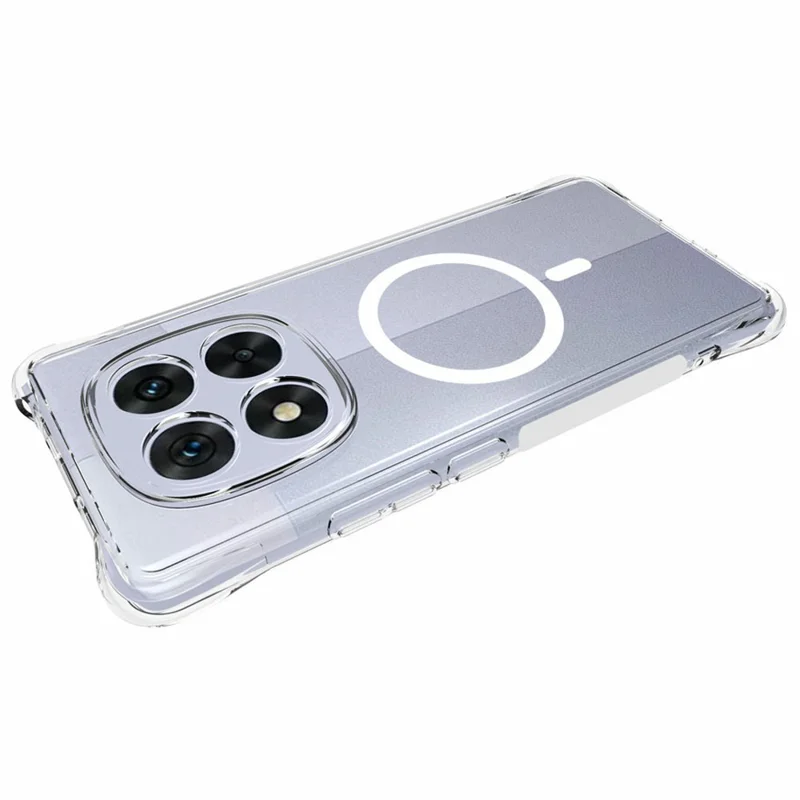 Bulk Purchasing for Xiaomi Redmi Note 14 Pro 4G Magnetic Case TPU Anti-drop Phone Back Cover - Transparent