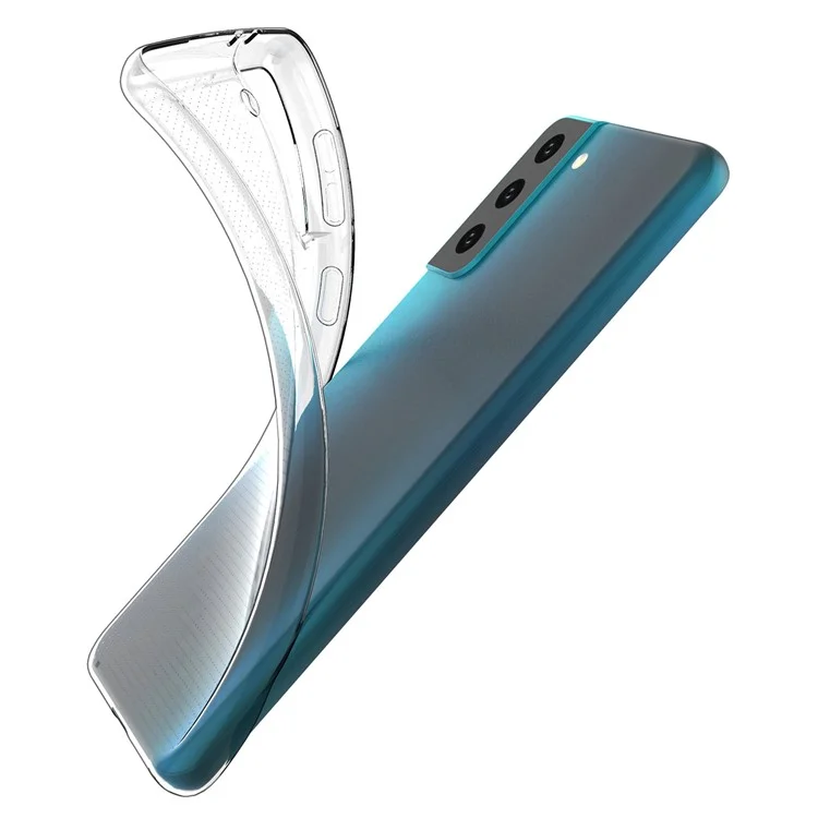 Back Case for Samsung Galaxy S21+ 5G, 1.5mm Thicken HD Clear Phone Cover Soft TPU Protective Shell