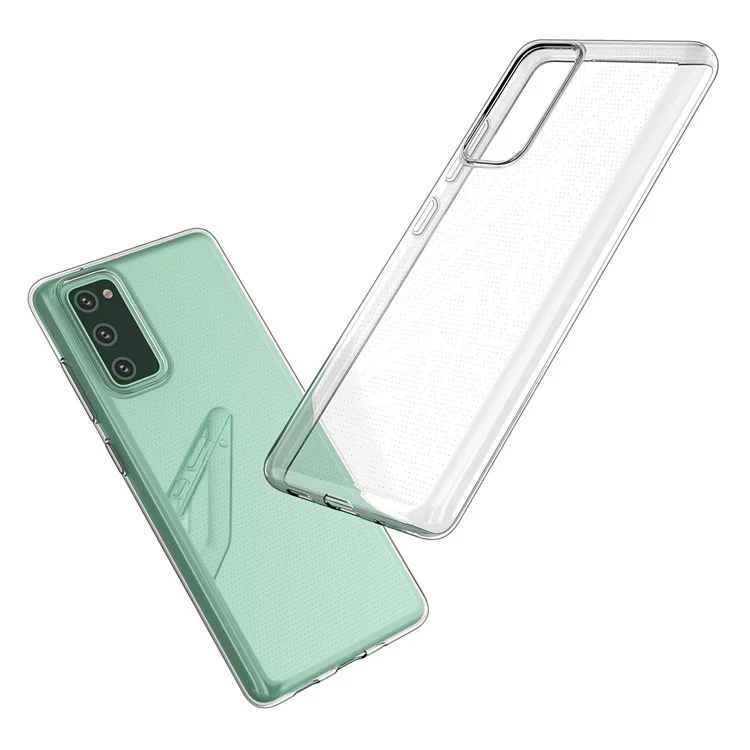 Cas Arrière Pour Samsung Galaxy S20 fe 4G / 5g / S20 fe 2022 / S20 Lite, 1,5 mm Épaissis HD Couverture Transparente Couverture Fall Protection de Protection TPU