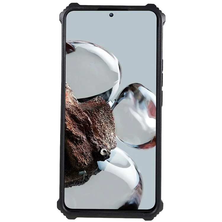 Pour Xiaomi 12T 5G / 12T Pro 5G / Redmi K50 Ultra 5G Invisible Kickstand Téléphone Hybrid Hard PC Soft TPU Anti-Fall Cover Work Avec Support de Voiture Magnétique - Argent