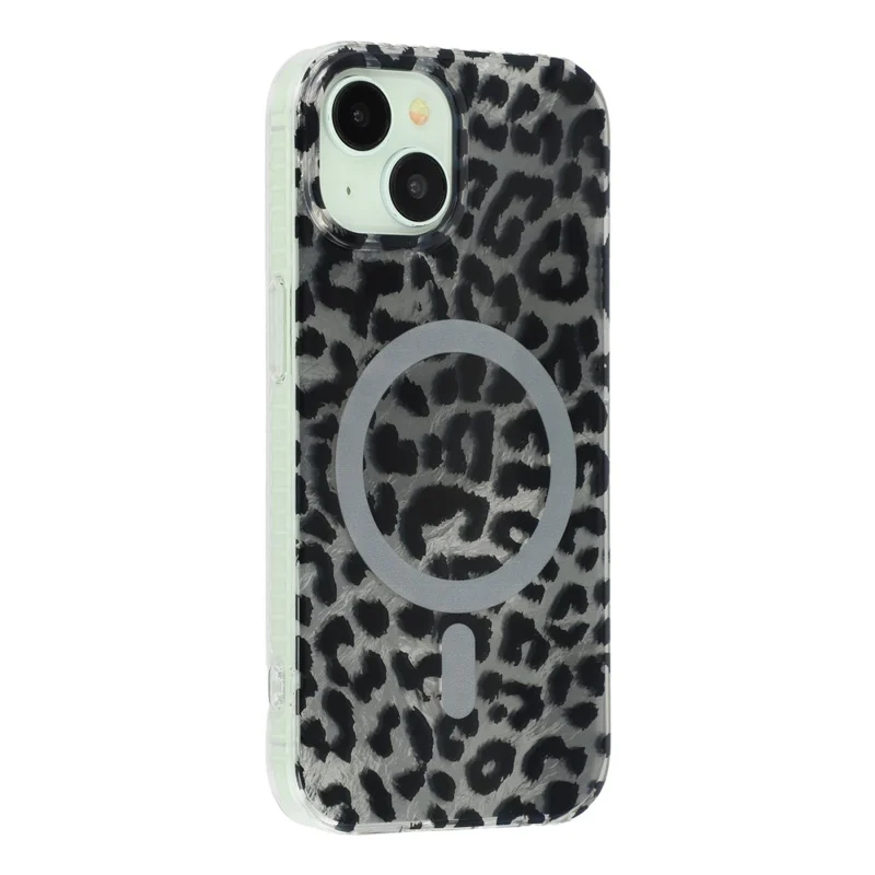 Für iPhone 14 / 13 Hülle kompatibel mit MagSafe IMD Leopardenmuster TPU PC Handyhülle - Style C