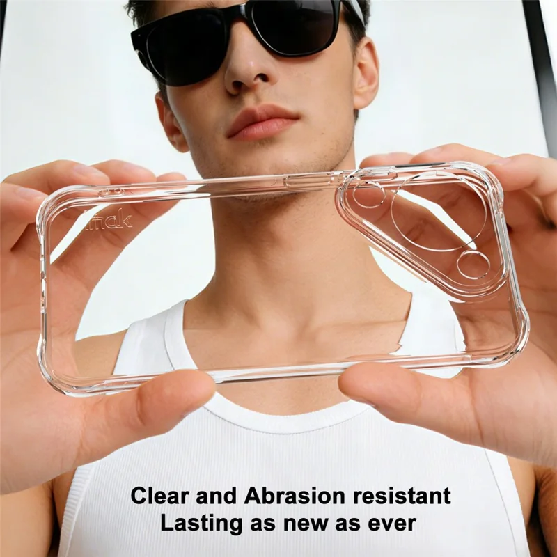 IMAK For Huawei Pura 90 Case TPU Phone Cover Airbag Shockproof Protection - Transparent