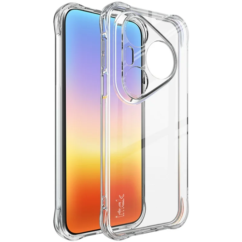 IMAK For Huawei Pura 90 Pro Max Case TPU Phone Cover Airbag Shockproof Protection - Transparent