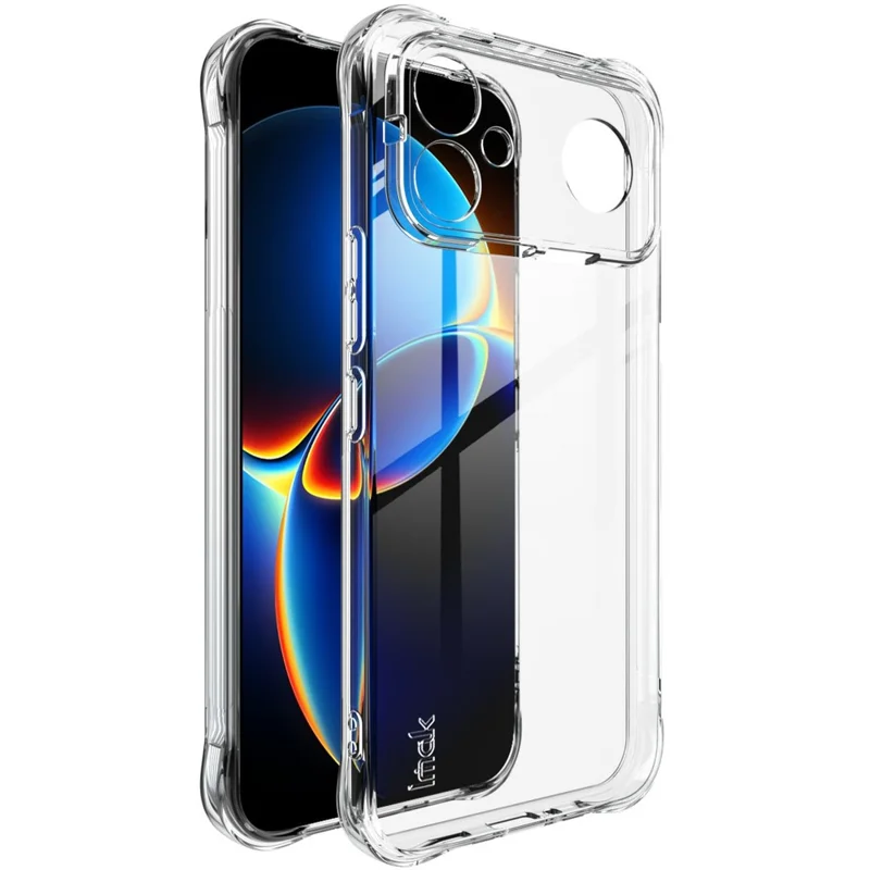 IMAK For Xiaomi Redmi K90 Max 5G Case TPU Phone Cover Airbag Shockproof Protection - Transparent