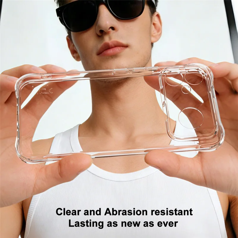 IMAK For Xiaomi Redmi K90 Max 5G Case TPU Phone Cover Airbag Shockproof Protection - Transparent