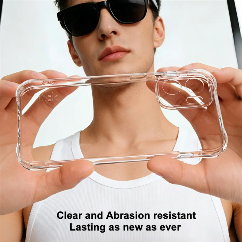 IMAK For OnePlus Ace 6 Ultra 5G Case TPU Phone Cover Airbag Shockproof Protection - Transparent