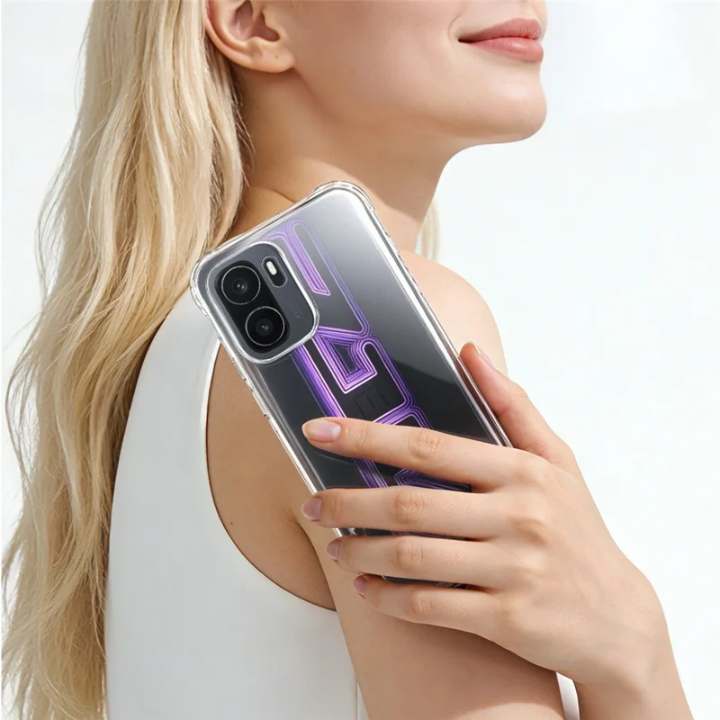 IMAK For OnePlus Ace 6 Ultra 5G Case TPU Phone Cover Airbag Shockproof Protection - Transparent