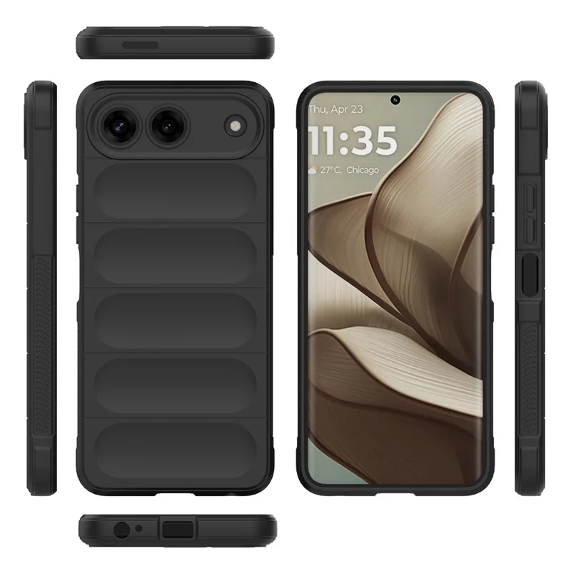 Чехол для телефона TECNO Spark 40 5G, антиударный мягкий чехол из ТПУ, прочная задняя крышка — черный