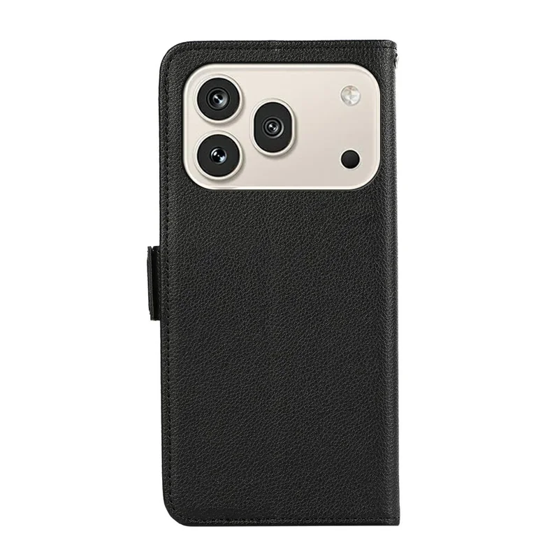 ABEEL For Honor 600 5G  /  600 Pro 5G Case Litchi Texture Leather RFID Blocking Phone Cover - Black